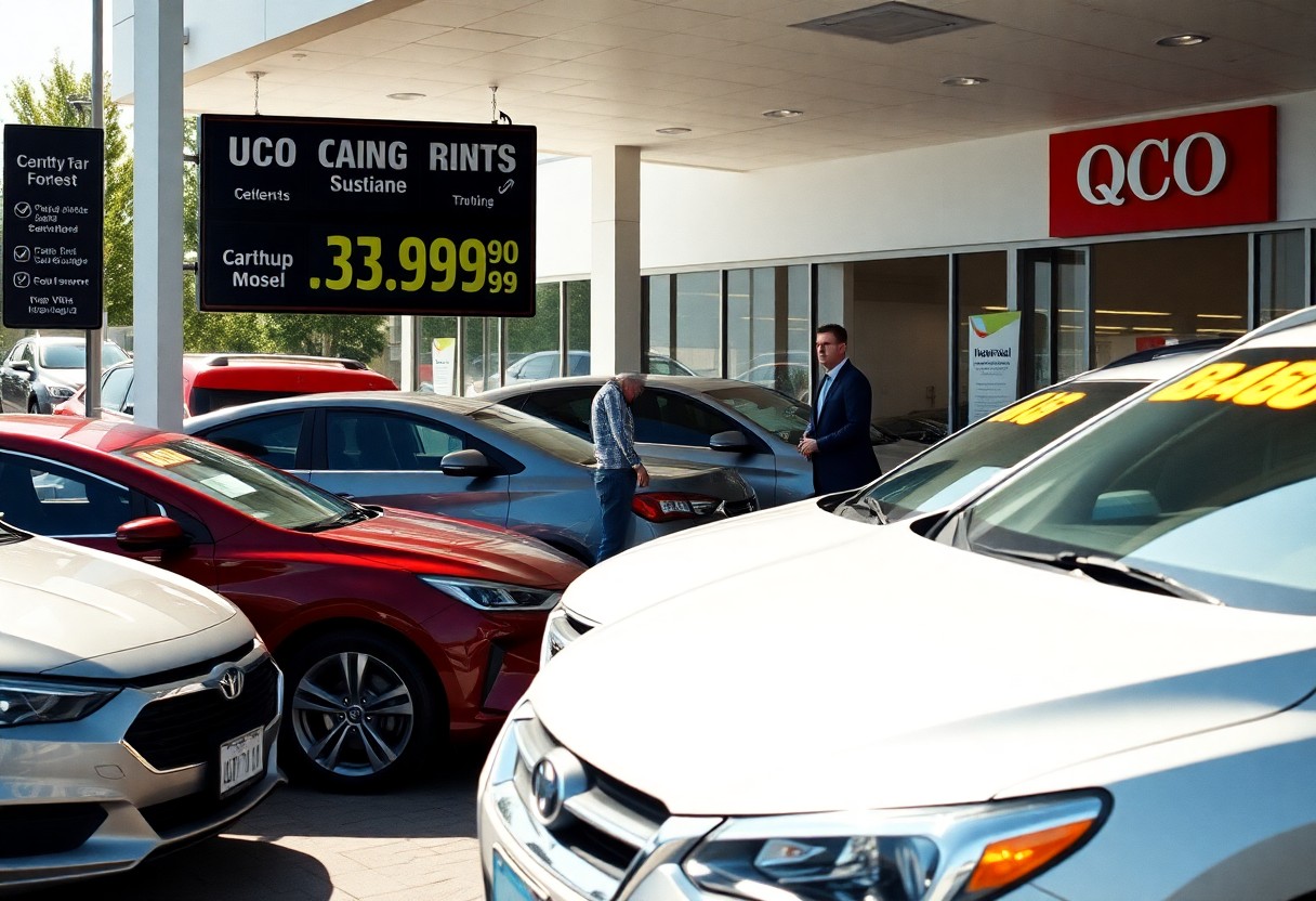 varios autos en un lote / precio de seguro para auto